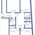 4-комнатная квартира, УЛ. КУДРЯВЦЕВА 4-комнатная квартира, УЛ. КУДРЯВЦЕВА