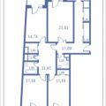 4-комнатная квартира, УЛ. КУДРЯВЦЕВА 4-комнатная квартира, УЛ. КУДРЯВЦЕВА