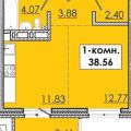 1-комнатная квартира, УЛ. ТЕАТРАЛЬНАЯ 1-комнатная квартира, УЛ. ТЕАТРАЛЬНАЯ