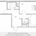 2-комнатная квартира, ПРОЕЗД. ЛАЗОРЕВЫЙ, 3 СТ1 2-комнатная квартира, ПРОЕЗД. ЛАЗОРЕВЫЙ, 3 СТ1