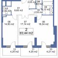 2-комнатная квартира, УЛ. КУДРЯВЦЕВА 2-комнатная квартира, УЛ. КУДРЯВЦЕВА