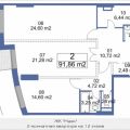 2-комнатная квартира, УЛ. КУДРЯВЦЕВА 2-комнатная квартира, УЛ. КУДРЯВЦЕВА