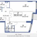 2-комнатная квартира, УЛ. КУДРЯВЦЕВА 2-комнатная квартира, УЛ. КУДРЯВЦЕВА