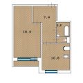 1-комнатная квартира, П. ШУШАРЫ, ТЕР. ЛЕНСОВЕТОВСКИЙ, 29 1-комнатная квартира, П. ШУШАРЫ, ТЕР. ЛЕНСОВЕТОВСКИЙ, 29