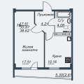 1-комнатная квартира, ЧЕРЕПОВЕЦ, М. ГОРЬКОГО 34 1-комнатная квартира, ЧЕРЕПОВЕЦ, М. ГОРЬКОГО 34