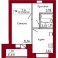 1-комнатная квартира, ЧЕРЕПОВЕЦ, УЛ. МОНТ-КЛЕР 7 1-комнатная квартира, ЧЕРЕПОВЕЦ, УЛ. МОНТ-КЛЕР 7