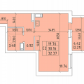 1-комнатная квартира, ЧЕРЕПОВЕЦ, ПР-Т ОКТЯБРЬСКИЙ 57Б КОРПУС1 1-комнатная квартира, ЧЕРЕПОВЕЦ, ПР-Т ОКТЯБРЬСКИЙ 57Б КОРПУС1