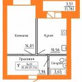 1-комнатная квартира, ЧЕРЕПОВЕЦ, УЛ. МОНТ-КЛЕР 7 1-комнатная квартира, ЧЕРЕПОВЕЦ, УЛ. МОНТ-КЛЕР 7