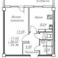 1-комнатная квартира, ЧЕРЕПОВЕЦ, УЛ. ПЕСЧАНАЯ 1П 1-комнатная квартира, ЧЕРЕПОВЕЦ, УЛ. ПЕСЧАНАЯ 1П