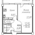 1-комнатная квартира, ЧЕРЕПОВЕЦ, УЛ. ПЕСЧАНАЯ 1П 1-комнатная квартира, ЧЕРЕПОВЕЦ, УЛ. ПЕСЧАНАЯ 1П