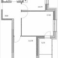 2-комнатная квартира, ПРОЕЗД. ЛАЗОРЕВЫЙ, 3 СТ1 2-комнатная квартира, ПРОЕЗД. ЛАЗОРЕВЫЙ, 3 СТ1