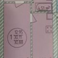 1-комнатная квартира, УЛ. РУДОЛЬФА НУРЕЕВА, 1 1-комнатная квартира, УЛ. РУДОЛЬФА НУРЕЕВА, 1