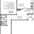 2-комнатная квартира, БАРНАУЛ, ПАВЛОВСКИЙ ТРАКТ Д. 305Г 2-комнатная квартира, БАРНАУЛ, ПАВЛОВСКИЙ ТРАКТ Д. 305Г