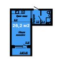 1-комнатная квартира, БАРНАУЛ, ЭНЕРГЕТИКОВ ПР-КТ Д. 20 1-комнатная квартира, БАРНАУЛ, ЭНЕРГЕТИКОВ ПР-КТ Д. 20