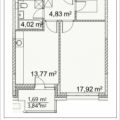 1-комнатная квартира, ПРОЕЗД. ЛАЗОРЕВЫЙ, 3 СТ1 1-комнатная квартира, ПРОЕЗД. ЛАЗОРЕВЫЙ, 3 СТ1