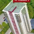 1-комнатная квартира, УЛ. ПУШКИНА 1-комнатная квартира, УЛ. ПУШКИНА