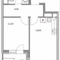 1-комнатная квартира, ПРОЕЗД. ЛАЗОРЕВЫЙ, 3 СТ1 1-комнатная квартира, ПРОЕЗД. ЛАЗОРЕВЫЙ, 3 СТ1