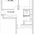 2-комнатная квартира, ПРОЕЗД. ЛАЗОРЕВЫЙ, 3 СТ1 2-комнатная квартира, ПРОЕЗД. ЛАЗОРЕВЫЙ, 3 СТ1