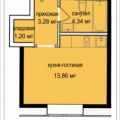 1-комнатная квартира, П. СТАНЦИИ КРЁКШИНО, 1-комнатная квартира, П. СТАНЦИИ КРЁКШИНО,