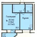 1-комнатная квартира, ВОЛОГДА, УЛ. ЯГОДНАЯ 10 1-комнатная квартира, ВОЛОГДА, УЛ. ЯГОДНАЯ 10
