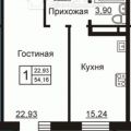 1-комнатная квартира, УЛ. БАРРИКАД 1-комнатная квартира, УЛ. БАРРИКАД