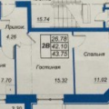 1-комнатная квартира, УЛ. МОЛОДЕЖНАЯ 1-комнатная квартира, УЛ. МОЛОДЕЖНАЯ