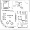 2-комнатная квартира, ПЕР. ЗОЛОТОРОЖСКИЙ СР. 2-комнатная квартира, ПЕР. ЗОЛОТОРОЖСКИЙ СР.
