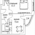 1-комнатная квартира, ПЕР. ЗОЛОТОРОЖСКИЙ СР. 1-комнатная квартира, ПЕР. ЗОЛОТОРОЖСКИЙ СР.