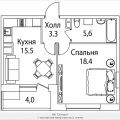 1-комнатная квартира, ПЕР. ЗОЛОТОРОЖСКИЙ СР. 1-комнатная квартира, ПЕР. ЗОЛОТОРОЖСКИЙ СР.
