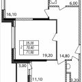 2-комнатная квартира, УЛ. МЯСНИКОВСКАЯ 1-Я 2-комнатная квартира, УЛ. МЯСНИКОВСКАЯ 1-Я