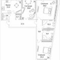 3-комнатная квартира, УЛ. ПОГОДИНСКАЯ, 4 3-комнатная квартира, УЛ. ПОГОДИНСКАЯ, 4