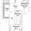 2-комнатная квартира, МОСКВА, МАЛАЯ ПИРОГОВСКАЯ 2-комнатная квартира, МОСКВА, МАЛАЯ ПИРОГОВСКАЯ