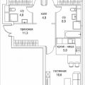 3-комнатная квартира, АЛЛЕЯ. ВЕРХНЯЯ 3-комнатная квартира, АЛЛЕЯ. ВЕРХНЯЯ