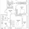 3-комнатная квартира, АЛЛЕЯ. ВЕРХНЯЯ 3-комнатная квартира, АЛЛЕЯ. ВЕРХНЯЯ