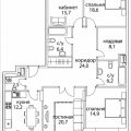 4-комнатная квартира, АЛЛЕЯ. ВЕРХНЯЯ 4-комнатная квартира, АЛЛЕЯ. ВЕРХНЯЯ