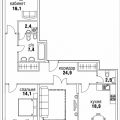 3-комнатная квартира, АЛЛЕЯ. ВЕРХНЯЯ 3-комнатная квартира, АЛЛЕЯ. ВЕРХНЯЯ