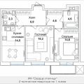 2-комнатная квартира, НАБ. ШЕЛЕПИХИНСКАЯ 2-комнатная квартира, НАБ. ШЕЛЕПИХИНСКАЯ