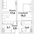 1-комнатная квартира, НАБ. ШЕЛЕПИХИНСКАЯ 1-комнатная квартира, НАБ. ШЕЛЕПИХИНСКАЯ