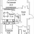 2-комнатная квартира, ПЕР. ЗОЛОТОРОЖСКИЙ СР. 2-комнатная квартира, ПЕР. ЗОЛОТОРОЖСКИЙ СР.
