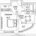 1-комнатная квартира, ПЕР. ЗОЛОТОРОЖСКИЙ СР. 1-комнатная квартира, ПЕР. ЗОЛОТОРОЖСКИЙ СР.