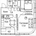 2-комнатная квартира, ПЕР. ЗОЛОТОРОЖСКИЙ СР. 2-комнатная квартира, ПЕР. ЗОЛОТОРОЖСКИЙ СР.