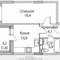1-комнатная квартира, ПЕР. ЗОЛОТОРОЖСКИЙ СР. 1-комнатная квартира, ПЕР. ЗОЛОТОРОЖСКИЙ СР.
