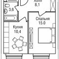 1-комнатная квартира, ПРОЕЗД. 3-Й СИЛИКАТНЫЙ 1-комнатная квартира, ПРОЕЗД. 3-Й СИЛИКАТНЫЙ
