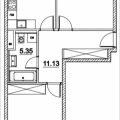 2-комнатная квартира, ПРОЕЗД. ЛАЗОРЕВЫЙ, 3 СТ1 2-комнатная квартира, ПРОЕЗД. ЛАЗОРЕВЫЙ, 3 СТ1