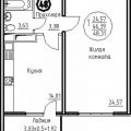 1-комнатная квартира, ПОСЕЛОК ГОРОДСКОГО ТИПА ЯБЛОНОВСКИЙ, СОЛНЕЧНАЯ Д. 2 1-комнатная квартира, ПОСЕЛОК ГОРОДСКОГО ТИПА ЯБЛОНОВСКИЙ, СОЛНЕЧНАЯ Д. 2