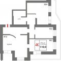 4-комнатная квартира, УЛ. СУЛИМОВА, 6 4-комнатная квартира, УЛ. СУЛИМОВА, 6