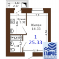 1-комнатная квартира, УЛ. СЕМЧИНСКАЯ, 11 К2 1-комнатная квартира, УЛ. СЕМЧИНСКАЯ, 11 К2