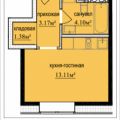 1-комнатная квартира, П. СТАНЦИИ КРЁКШИНО, 1-комнатная квартира, П. СТАНЦИИ КРЁКШИНО,