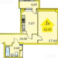 1-комнатная квартира, ПРОЕЗД. ГЕОЛОГОРАЗВЕДЧИКОВ, 44 1-комнатная квартира, ПРОЕЗД. ГЕОЛОГОРАЗВЕДЧИКОВ, 44
